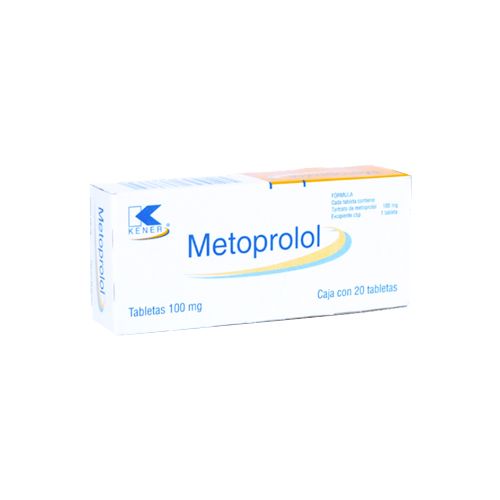 METOPROLOL 100 mg  KENAPROL 20 tabs