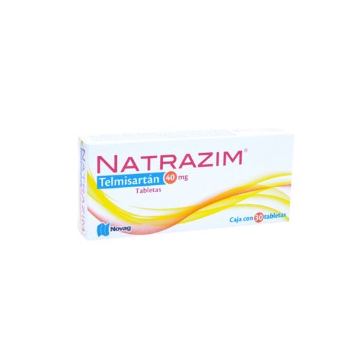 TELMISARTAN 40 mg, NATRAZIM 30 tab