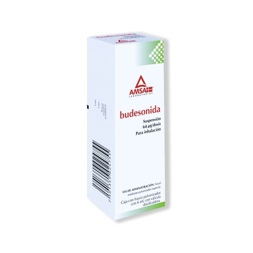 BUDESONIDA 1.280 mg, 120 DOSIS, AMSA