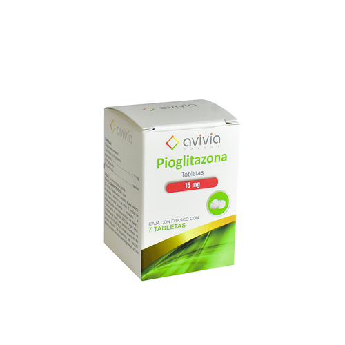 PIOGLITAZONA 15 mg AVIVIA 7 TABS