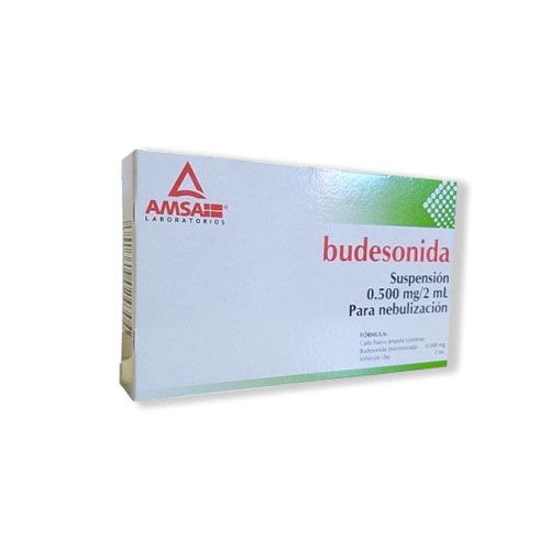 BUDESONIDA .500 mg/ 2 mL P/NEBULIZAR 5 amp