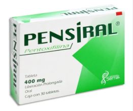 [7501258204590] PENTOXIFILINA 400 mg PENSIRAL 30 tabs