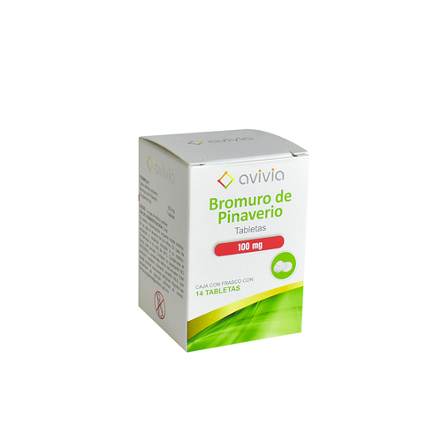 BROMURO DE PINAVERIO 100 mg, 14 tab GI AVIVIA