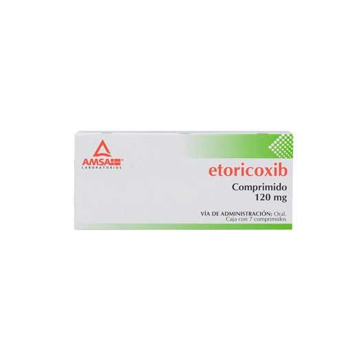 [7501349027930] ETORICOXIB 120 mg AMSA 7comp