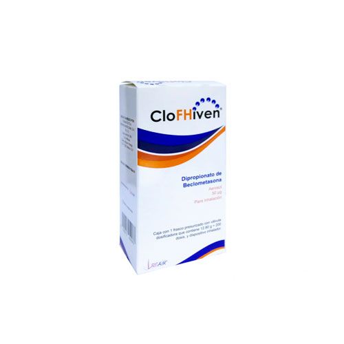 [7502213042752] DIPROPIONATO DE BECLOMETASONA 50 mg CLOFHIVEN