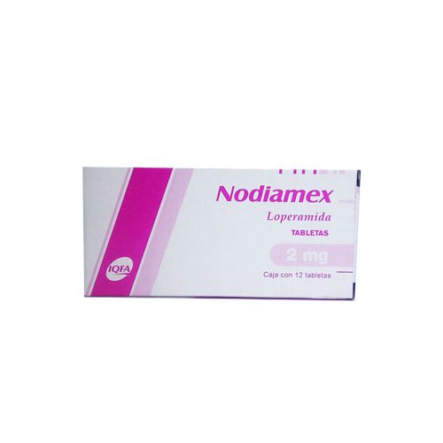 LOPERAMIDA 2 mg C/12 tab NODIAMEX