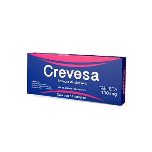 BROMURO DE PINAVERIO 100 mg C/14 tab CREVESA