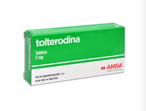 [7501349023529] [7501349023529] TOLTERODINA 2MG TABLETAS AMSA