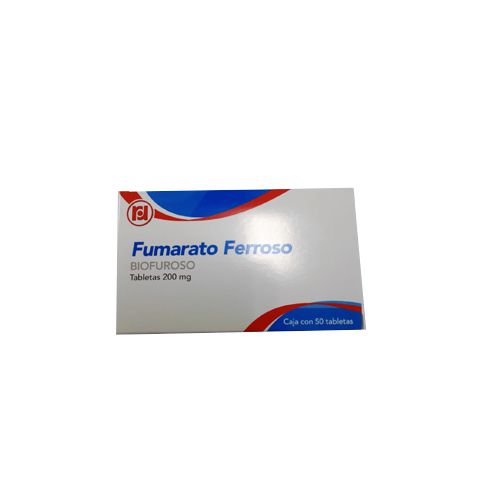 FUMARATO FERROSO 200 mg, 50 tab, RANDALL