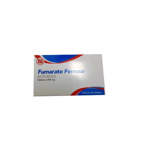 [7501563380163] FUMARATO FERROSO 200 mg c/50 tab BIOFUROSO. ITUPHARMA