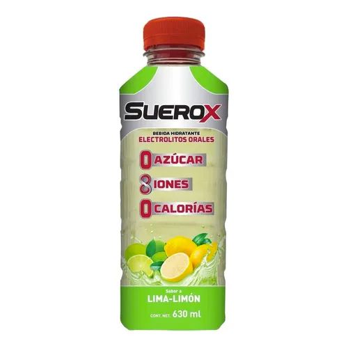 SUERO ORAL, 630 ml, SUEROX LIMA-LIMON