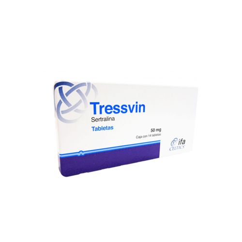 SERTRALINA 50 mg c/ 14 tab TRESSVIN