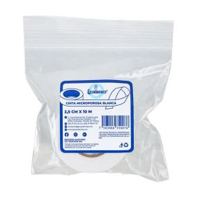 [7503006350078] CINTA MICROPOROSA 2.5 cm x 10m BLANCO