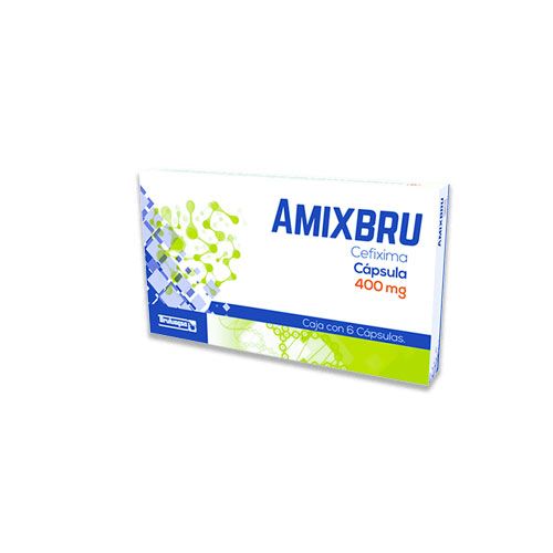 [7502208894687] CEFIXIMA 400 mg, 6 cap, AMIXBRU