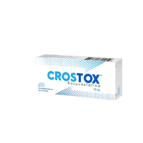 [785120755459] ROSUVASTATINA 10 mg C/20 tab CROSTOX