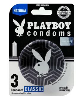 [75034450] CONDONES c/3 pz, PLAYBOY CLASSIC