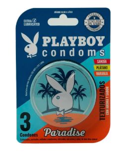 [7506357700011] CONDONES PLAYBOY PARADISE C/3