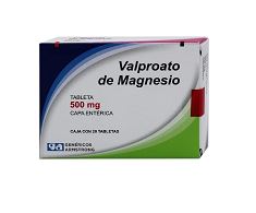 [7501089830098] VALPROATO MAGNESIO 500 mg, 20 tab. ARMSTRONG