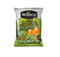 [714706909313] PALETA DE MIEL/EXTRACTOS HERBALES 80g HERBACIL