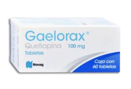 [7501075727548] QUETIAPINA 100 mg, 60 tab, GAELORAX