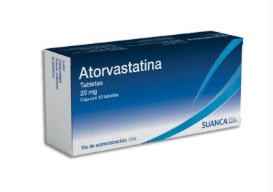 [7503028771615] ATORVASTATINA 20 mg, 10 tab, SUANCA