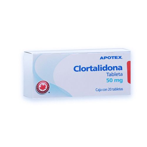 CLORTALIDONA 50 mg, 20 tab, APOTEX