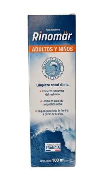 [7502253601247] AGUA DE MAR ISOTONICA, 100 ml, RINOMAR ADULTOS Y NIÑOS