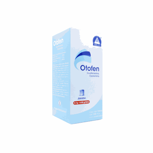 GAUIFENESINA OXOLAMINA 0.1g-0.05g/5ml OTOFEN