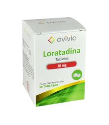 [7502216804890] LORATADINA 10 mg, 20 tab, AVIVIA