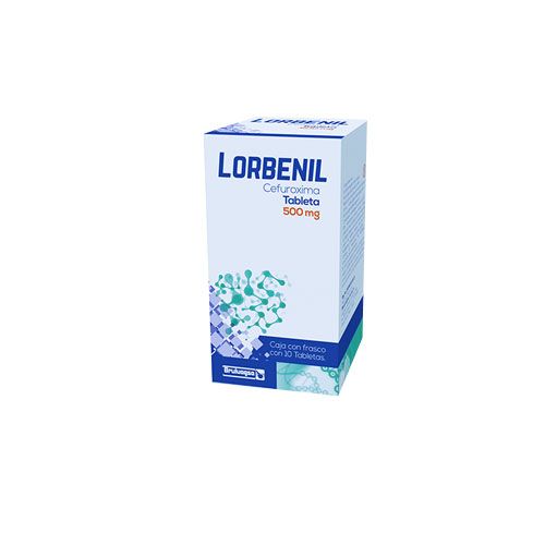 CEFUROXIMA 500 mg, 10 tab, LORBENIL
