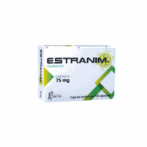 OSELTAMIVIR 75 mg, 10 cap, ESTRANIM