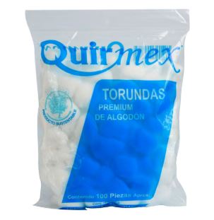 [7503003406785] TORUNDAS ALGODON 75 g  QUIRMEX