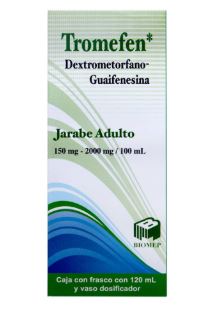 [7501573905431] DEXTROMETORFANO/GUAIFENESINA, 150/2000 mg, 120 ml, TROMEFEN AD