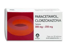 [7502009748301] PARACETAMOL/CLORZOXAZONA 300/250 mg, 30 tab, MAVER