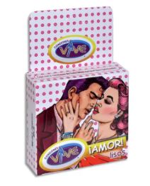 [7404001750170] PRESERVATIVO 3 pz, VIVE AMOR LISO