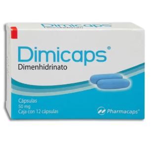 [7501130713196] DIMENHIDRINATO 50 mg c/12 cap DIMICAPS