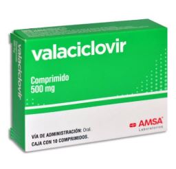 [7501349021945] VALACICLOVIR 500 mg, 10 comp, AMSA