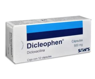 [7502001163782] DICLOXACILINA 500 mg, 12 cap, DICLEOPHEN
