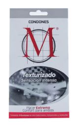 [650240009525] CONDONES M c/3 pz TEXTURIZADO