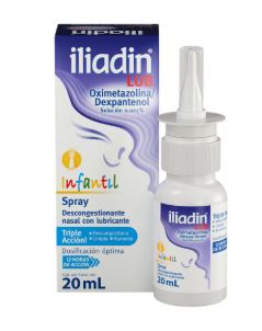 [7501298219370] OXIMETAZOLINA DEXPANTENOL 0.025% spray infantil ILIADIN LUB