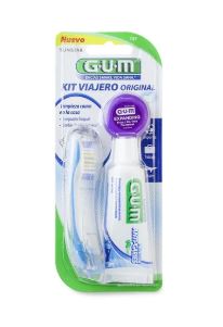 [070942901536] KIT VIAJERO ORIGINAL, GUM, CEPILLO/PASTA/HILO DENTAL