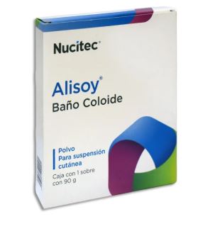 [7506353200560] HARINA DE SOYA/POLIVIDONA, BAÑO COLOIDE, ALISOY, 90 gr sob