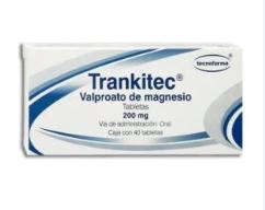 [7501471887969] VALPROATO DE MAGNESIO 200 mg, 40 tab, TRANKITEC