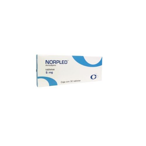 AMLODIPINO 5 mg, 30 tab, NORPLED