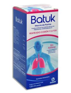 [7502259892236] MEZCLA DE PLANTAS (TOMILLO/BUGAMBILIA/GORDOLOBO/SAUCO), 120 ml, BATUK sin azucar