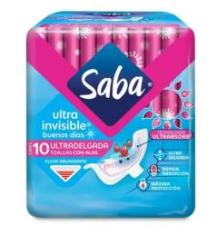 [7501019006296] TOALLA FEMENINA, SABA BUENAS NOCHES ULTRADELGADA c/12