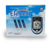[7506419900236] TIRAS REACTIVAS PARA MEDICION DE GLUCOSA, 50 tiras, ELEMENT
