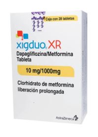 [7501098610025] DAPAGLIFLOZINA/METFORMINA 10/1000 mg, 28 tab, XIGDUO XR
