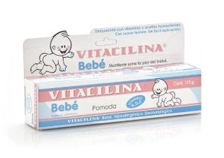 [7502250340255] PALMITATO (VIT A), CALCIFEROL (VIT D), TOCOFEROL (VIT E) OXIDO DE ZINC Y ALANTOINA, 110 g crema, VITACILINA BEBE