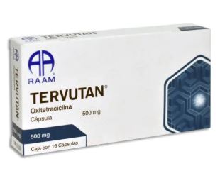 [7502227879597] OXITETRACICLINA 500 mg, 16 cap, TERVUTAN